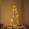 Metal Christmas Tree with Stand Black 150 cm Steel