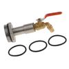 Tank Tap Replacement DN50 Stainless Steel Oil Barrel Faucet for 200L Drum