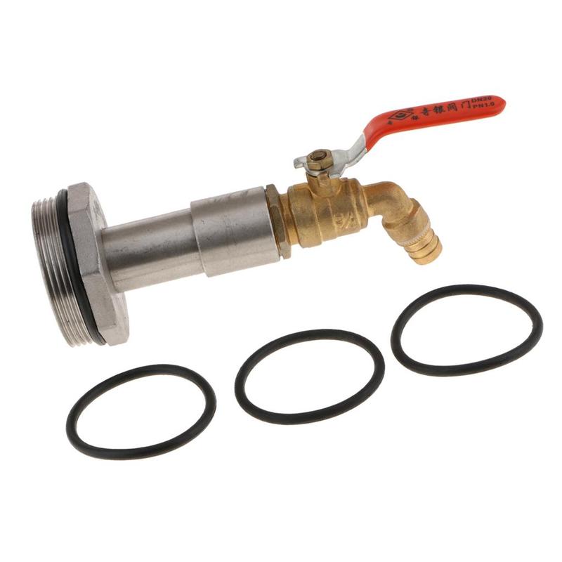 Tank Tap Replacement DN50 Stainless Steel Oil Barrel Faucet for 200L Drum