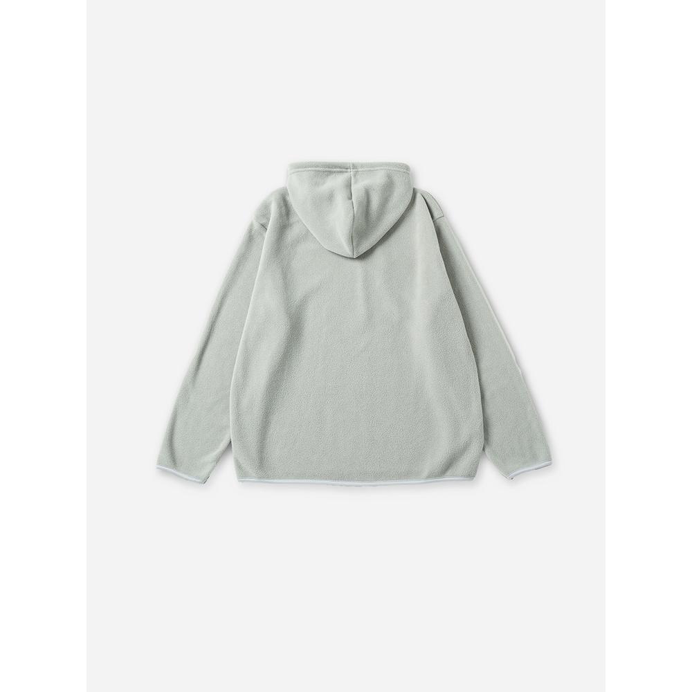 Daiso [common] FLeece Hoodie L Light Gray
