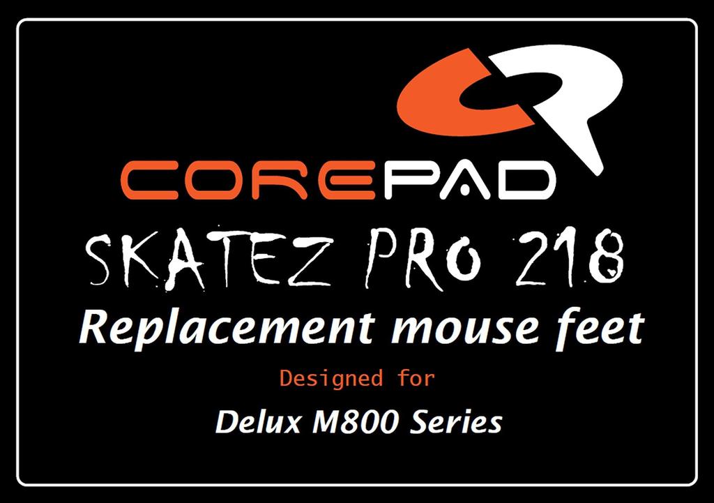 Corepad Skatez PRO Deluxe M800 Series Mouse Feet (2-Pack)