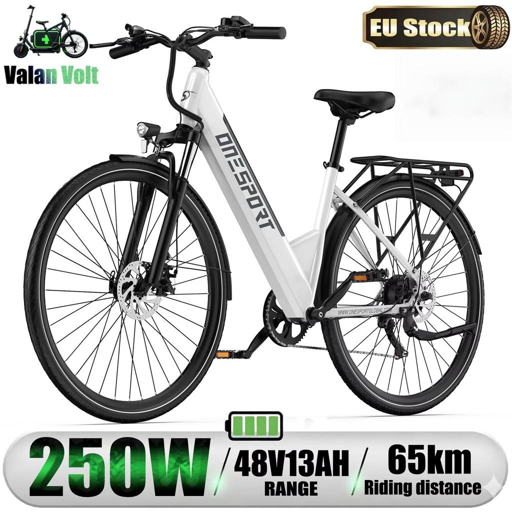 Onesport OT12 E-Bike 250W Motor 48V 13Ah Battery Front Hydraulic Suspension 27.5 Inch Tire Urban Commuting Electric Bicycle