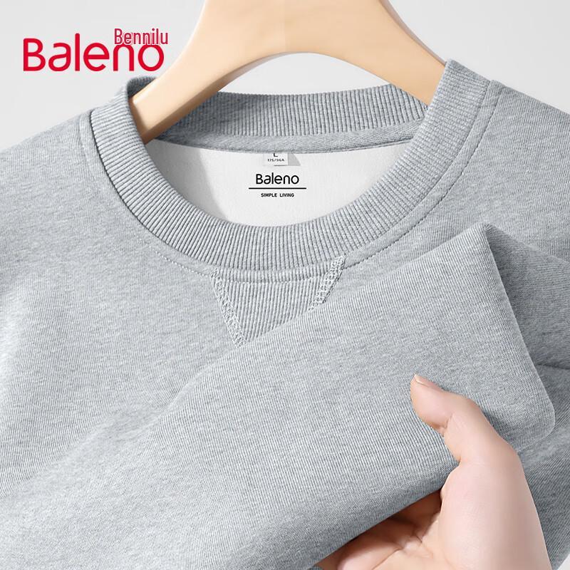 Baleno Men's Versatile Crew Neck Long-Sleeve Top