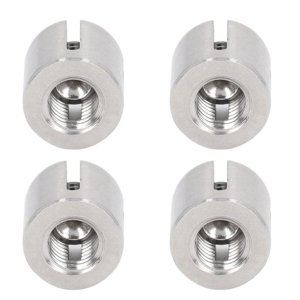 10Pcs Cross Cable Clamps 316 Stainless Steel M10 Cross Wire Rope Clamps for Cable Railing Kits Below 2mm