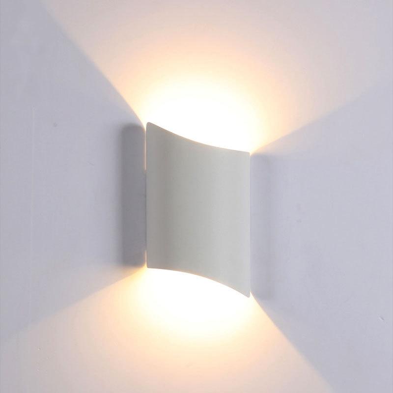 Outdoor Waterproof IP55 10W LED Wall Light Porch Garden Wall Lamp Home Indoor Decoration Aluminum Double Head Sconce Lighting