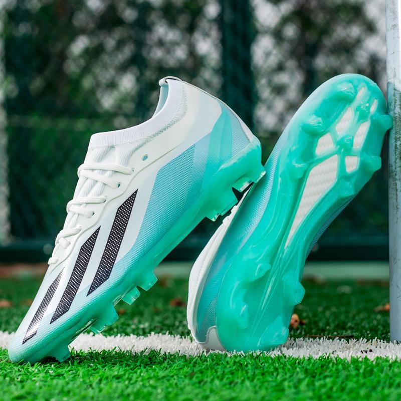 Cross-border Wholesale New Low-top Football Shoes for Boys and Girls AG Long Nails World Cup TF Broken Nails Grass Field Competition Training