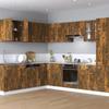 VidaXL Wall-mounted Cabinet "Lyon" Smoked Oak 60 X 31 X 60 Cm Engineered Wood 815111