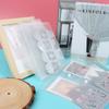Clear Stamp And Die Storage Bag Resealable Plastic Storage Pocket Large Envelop