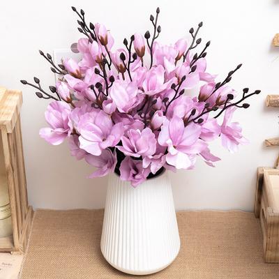 5 gabeln Simulation Bouquet Magnolia Künstliche Magnolia Hause Dekoration Blume Fotografie Requisiten Blume Hochzeit Decor