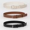 BT8035 Chic Pipe Buckle Leather Belt 30mm, 6 Colors