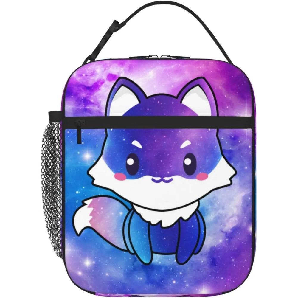 Pink Daisy Flower Insulated Lunch Bag Kids,Kids Lunch Box for Girls Boys,Bento Lunch Box Cooler Bag with Front Pocket for Women