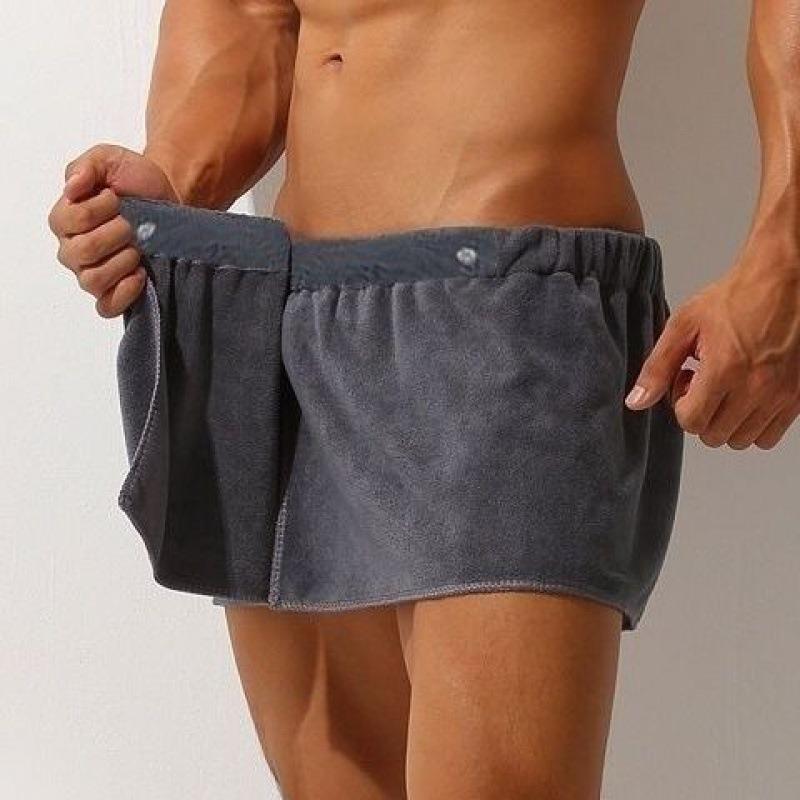 Herren Badetuch Saugfähiges Handtuch Sexy Strandrock Lichtundurchlässiger Herren Bade-Rock Tragbares Handtuch Badehose