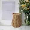 Woven Vase Plants Flower Pot Country Style Art Vase Woven Flower Vase Rustic Flower Vase for Hotel House Tabletop Decoration