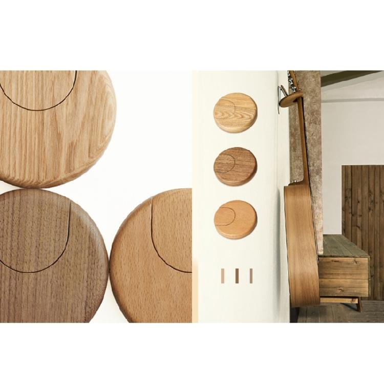 Multipurpose Wooden Wall Hook For Musical Instruments Modern Home Decoration Effortlessly Installation Clutter