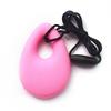 Teardrop Pendant Baby Teething Necklace Silicone Teether Autism Sensory Chewing