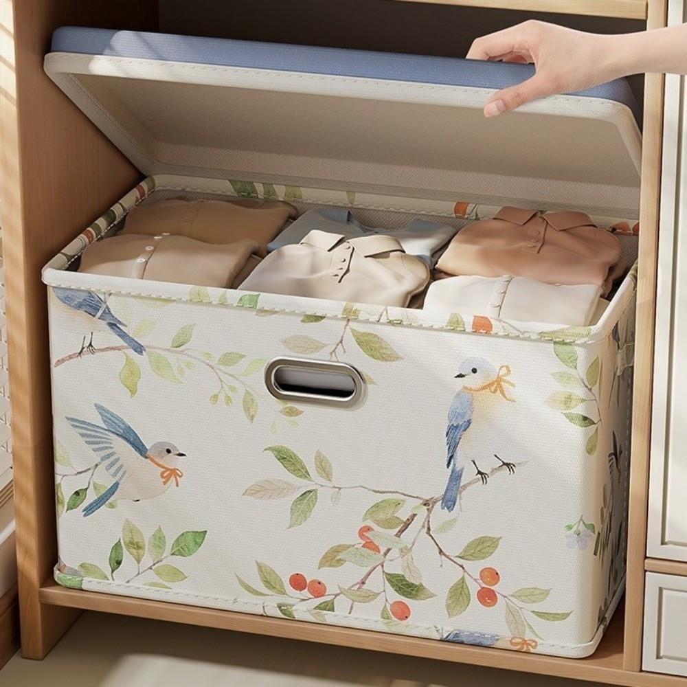 Folding Clothes Quilts Storage Box Oxford Fabric Sundries Organizer Car Storage Container  Toys