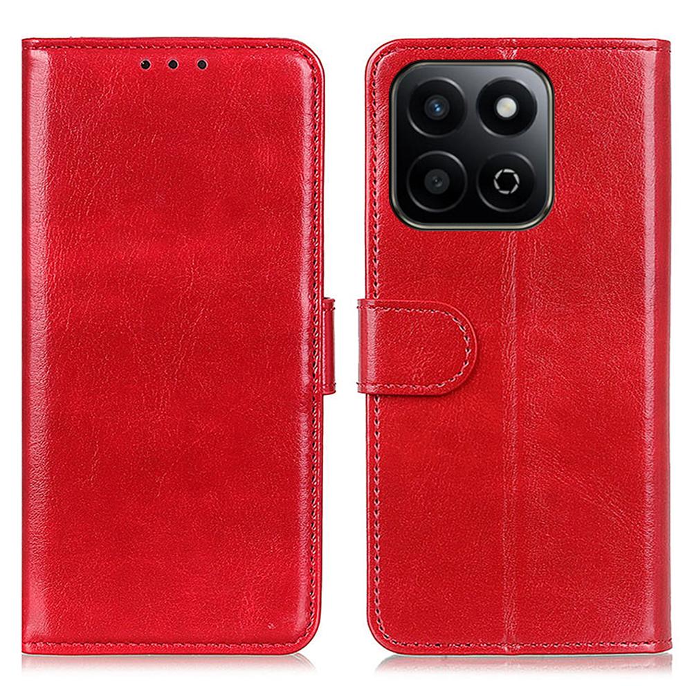 For Honor X7c 5G/X7c 4G/200 Smart 5G/Play 60 Plus 5G Case Crazy Horse Texture PU Leather Phone Stand Cover