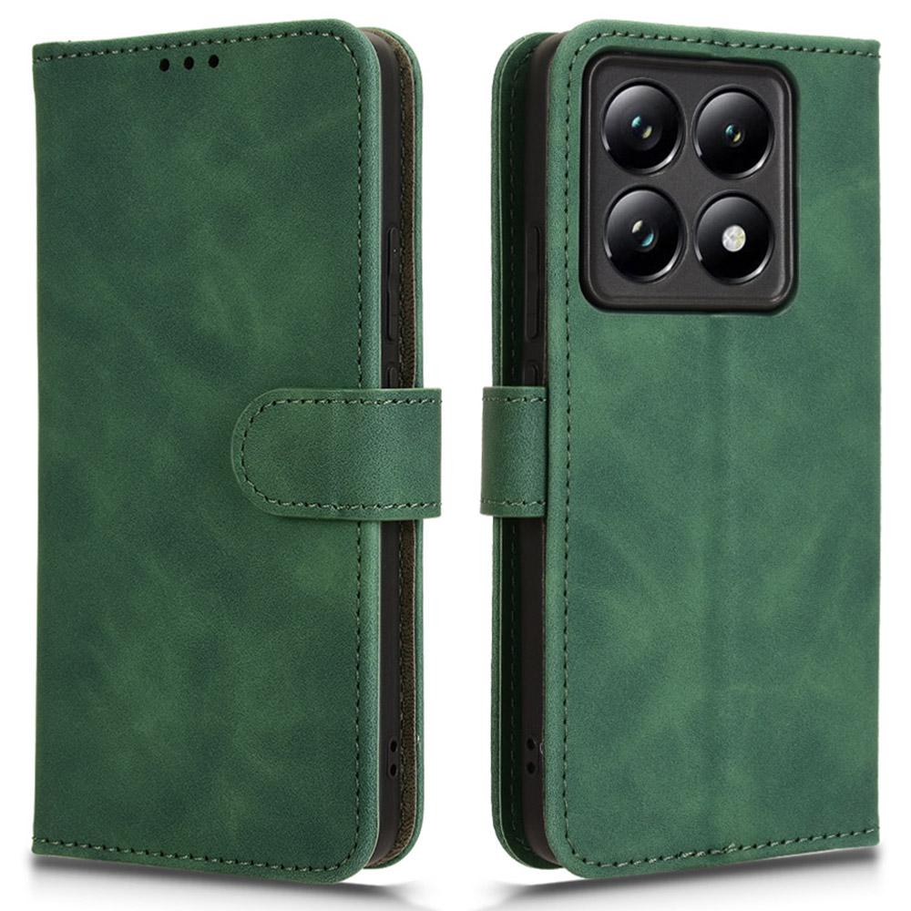 For Xiaomi 14T Pro Leather Case Skin-Feel Anti-Drop Wallet Flip Phone Cover