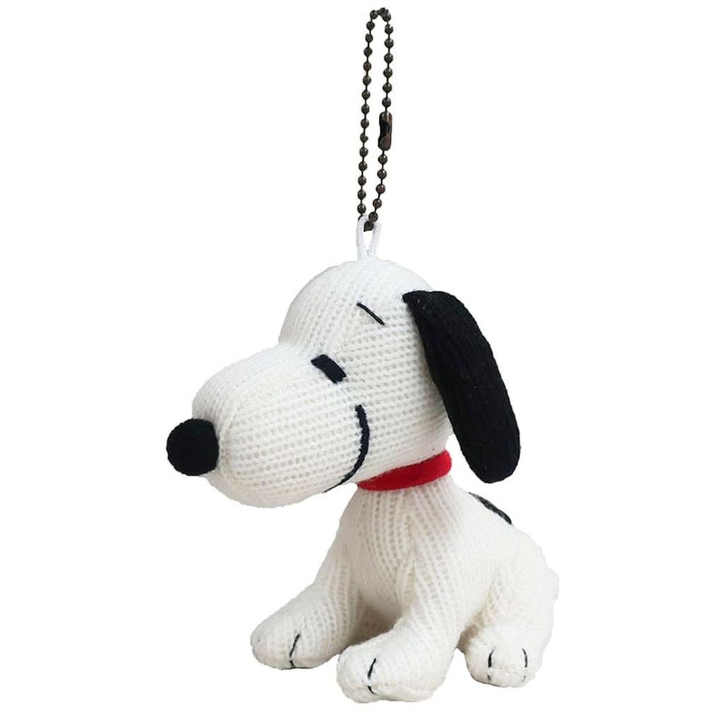 Nakajima Corporation Peanuts Snoopy Knit Mascot Sitting 201867-24 Size: H9 X W7 X D11.5cm