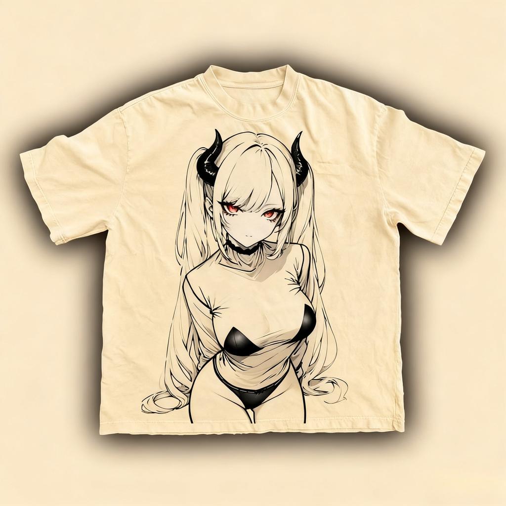 Y2k Girl Graphic Print Autumn Cotton Unisex T-shirt Short Sleeve Street Fashion Trend Clothing Street Style Winter Innerwear