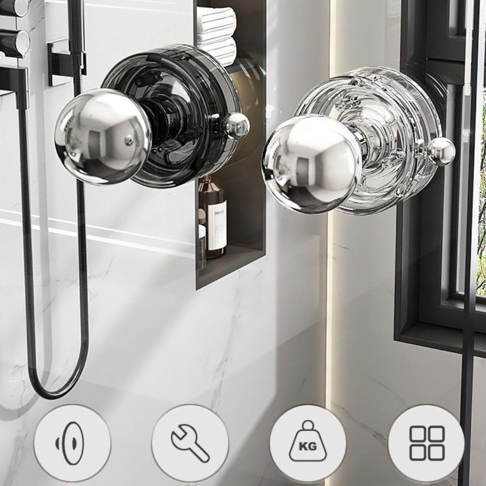 High-quality Anti-slip Suction Cup Handrail Waterproof Reusable Bathroom Grab Removable Window Cabinet Refrigerator Handle