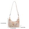 Embroidered Chinese Style Handbag Zipper Cheongsam Bag Fashion Pea Purses  Women