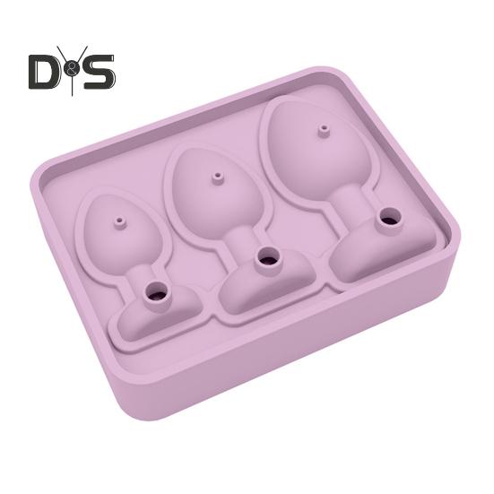 Silikonová forma na ledové kostky Nový tvar Výrobník ledových kostek pro dospělé Žert Dárkové potřeby pro párty pro whisky Koktejly Nápoj Brandy Šťáva