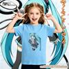 Boys Girls Daily Sportswear 2026 Summer Hatsune Miku Y2K Retro Printed Short Sleeve TShirt Loose Breathable Unisex Fashion Tee