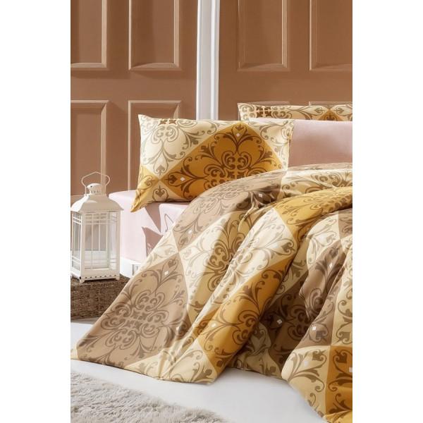 Koop Destan Brown Single Duvet Cover Set online bestellen bij Joom