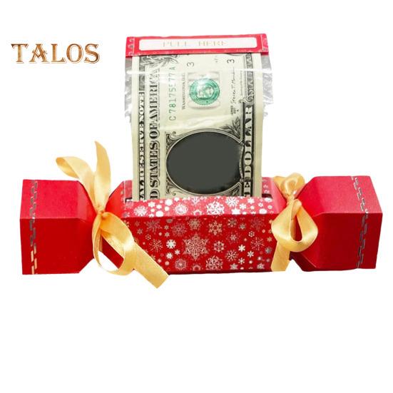 

1/2/4 шт. Рождественский сюрприз, выдвижной мешочек для денег, сделай сам, прямоугольная рождественская выдвижная бумажная коробка, держатель для денег, подарки наличными C