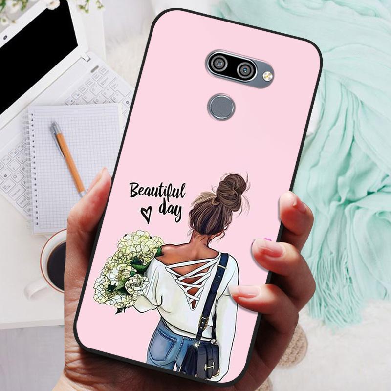 for LG K50 Q60 Case K 50  Soft TPU Silicone Phone Covers for LG Q60 LGK50 K 50 LGQ60 Case Bumper  Q 60 Shockproof Coque Cover