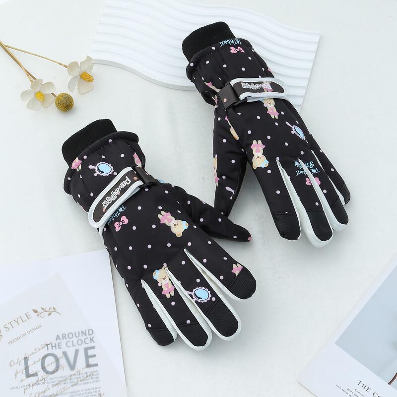 Mussels Women s Winter Ski Gloves - Ski Bear Design