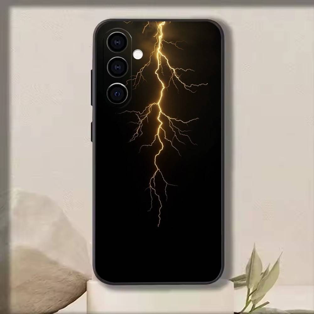 Cool lighting   Phone Case For Samsung Galaxy A73,A72,A71,A70,A53,A52,A51,Soft Silicone Black Cover