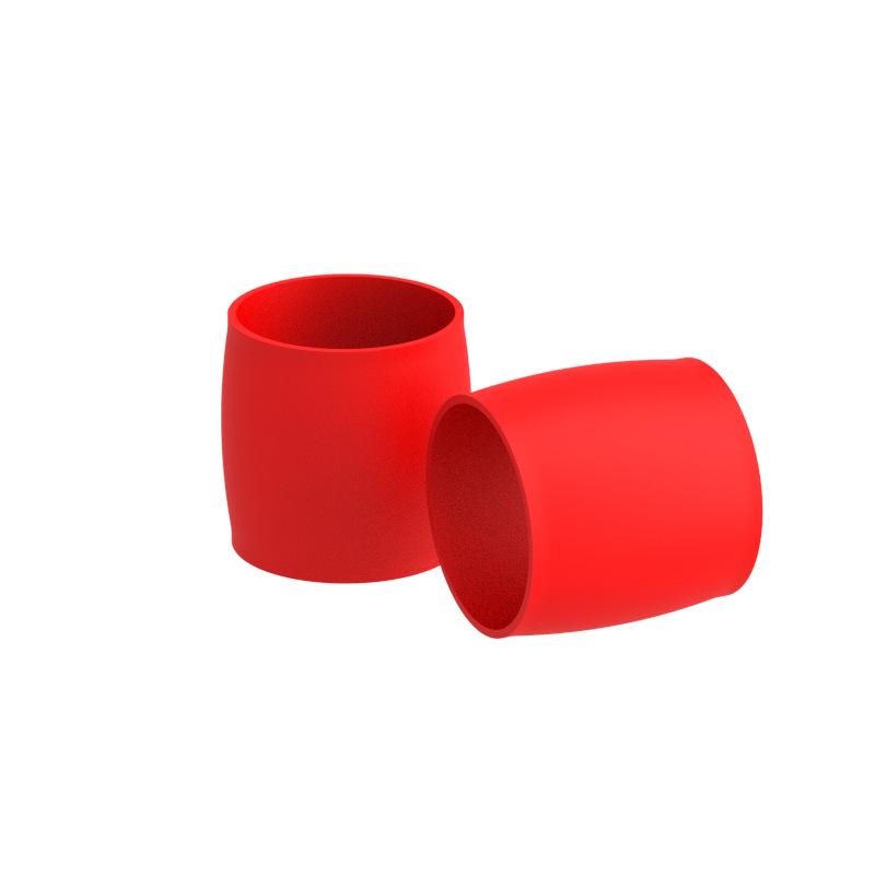 SUKOU High Elastic Silicone Handlebar Tape End Plug Rings - Tool-Free Installation