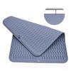 1 pièce pliable séchage isolation thermique caoutchouc souple vaisselle évier tapis table cuisine maison antidérapant séchage vaisselle tapis égouttoir