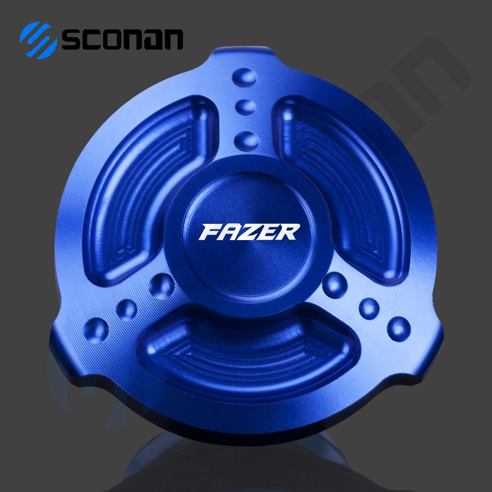 

Для YAMAHA FZ6 FZ 6 FAZER FZ-1 FZ1 FAZER FZS1000 аксессуары для мотоциклов крышка заливной горловины моторного масла пробка поддона крышка винтовой бак FAZER LOGO Blue