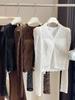 Women's V-Neck Lace Plush Base Layer Shirt - Slim Fit, Long Sleeve for Autumn/Winter