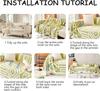 1PC Bohemian Style Double-Sided Fringe Chenille Hair Towel Soft and Comfortable Home Sofa Decoration For Camping Picnic Blanket