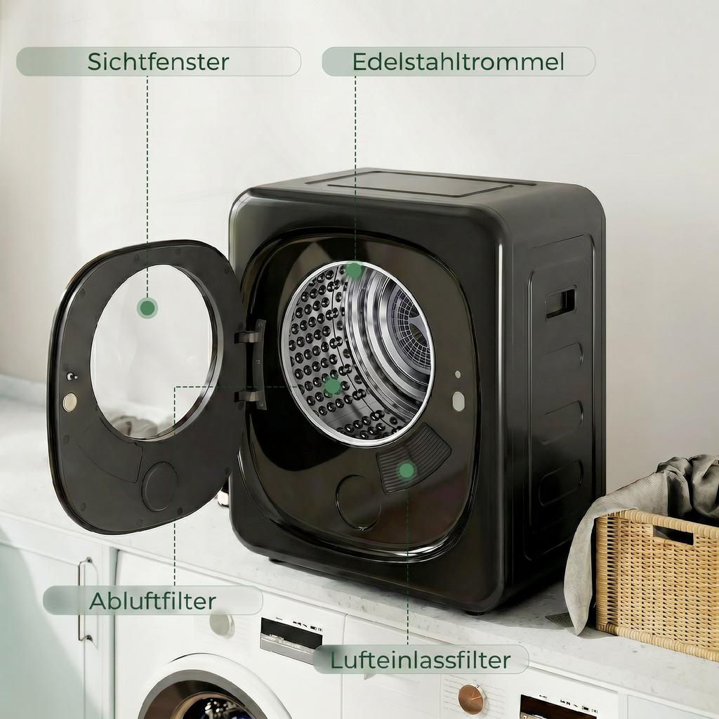 Kondensationstrockner mit Wärmepumpentechnologie, Tischgerät, Monatliche Finanzierung