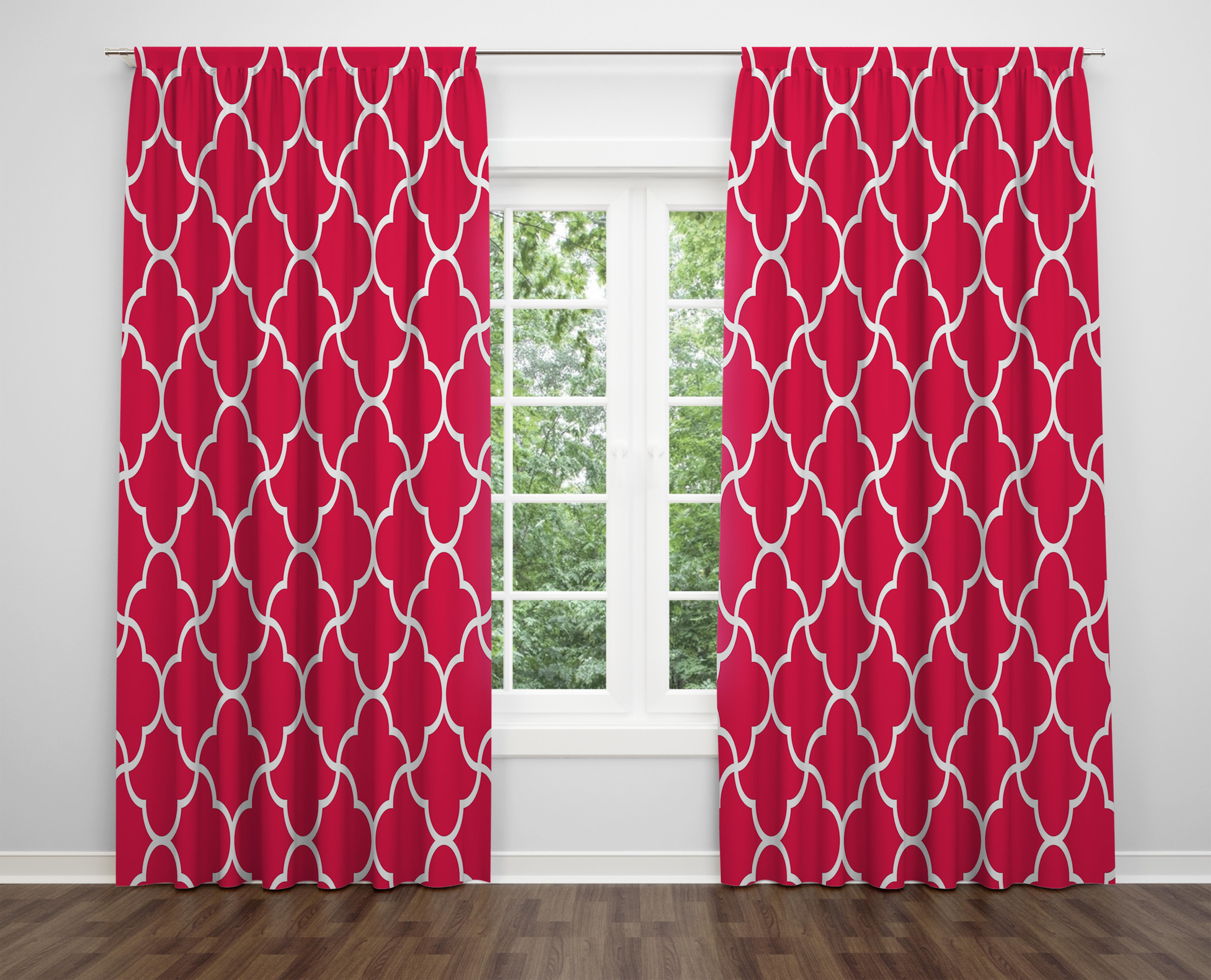 

Декоративний дизайн, високоякісна бавовняна тканина, ви можете вибрати одну або подвійну фіранку з крила 1 piece різнокольоровий