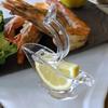 Acrylic Lemon Clip Boat-Shaped Lemon Squeezer Transparent Fruit Juicer Manual Citrus Juicer Kitchen Gadget