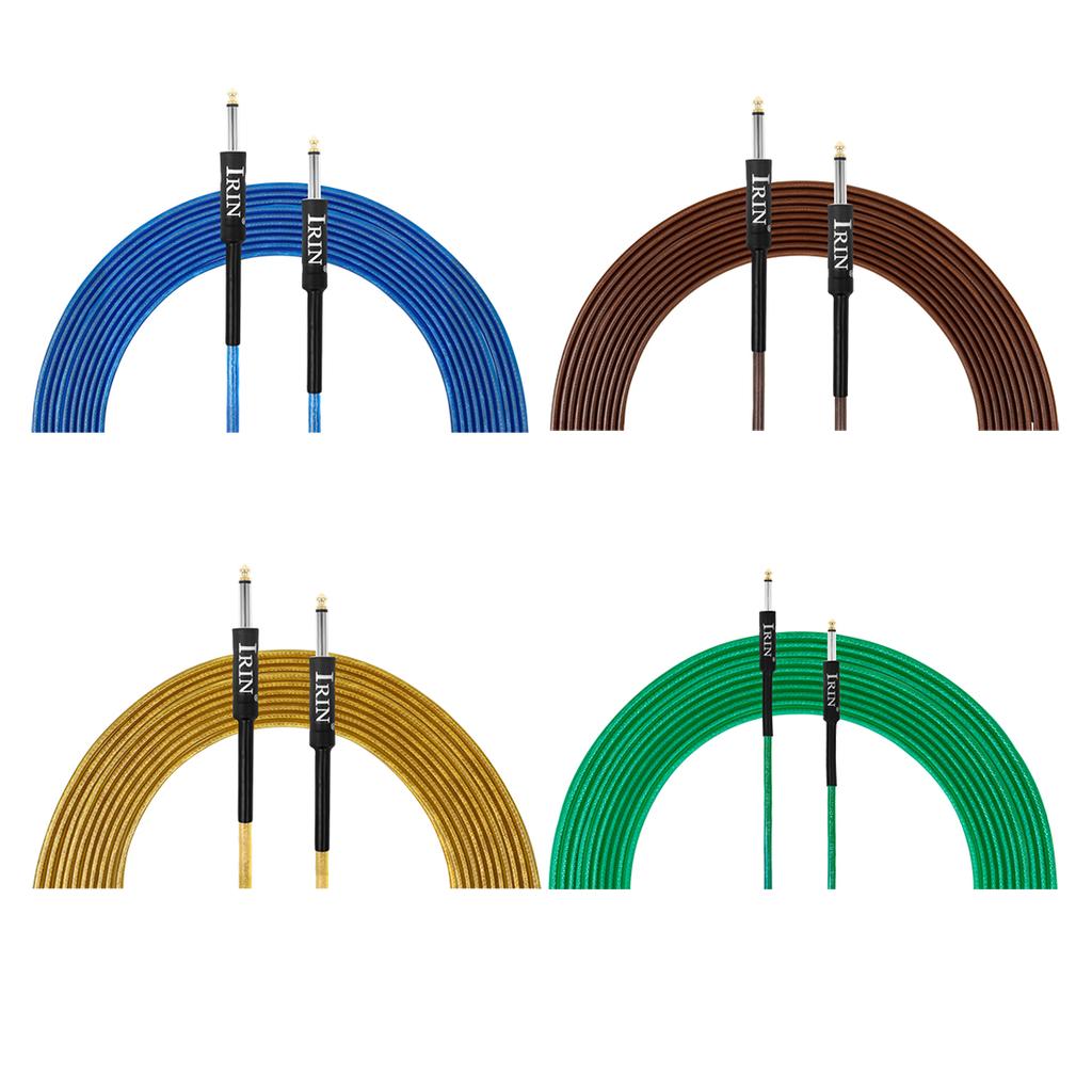 IRIN Guitar Cable Wire Cord Jack Line Audio Cable Noise Reduction Line Shielded Cable 3/6/10 M Amp Cable Guitar Accessories