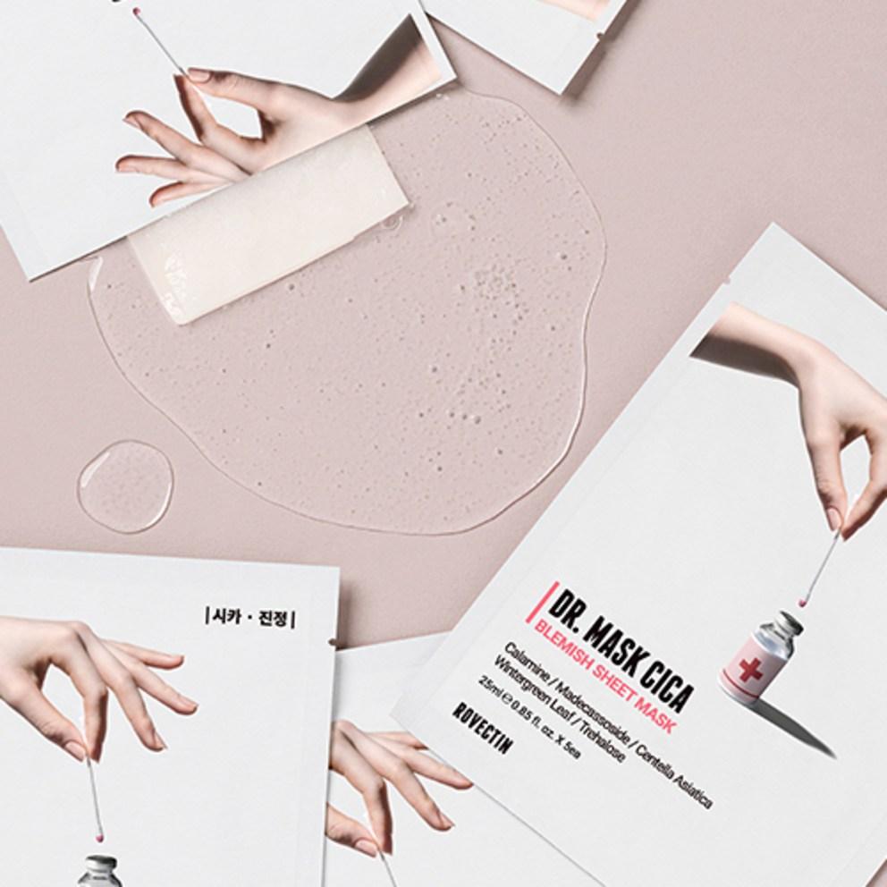 Masque Apaisant Cica ROVECTIN, 5 feuilles