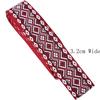 2M Colorful Jacquard Ribbon Trim Embroidered Lace Fabric Decoration Accessories