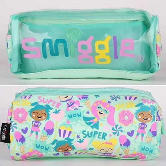 Smiggle Australia Large Cartoon Pencil Case for Primary & Secondary Students