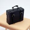 Dollhouse Miniature Suitcase Wood Briefcase DIY Handbag Ornament 1/6 1/12 Scale Dolls Accessories Photo Props Micro Landscape Decor