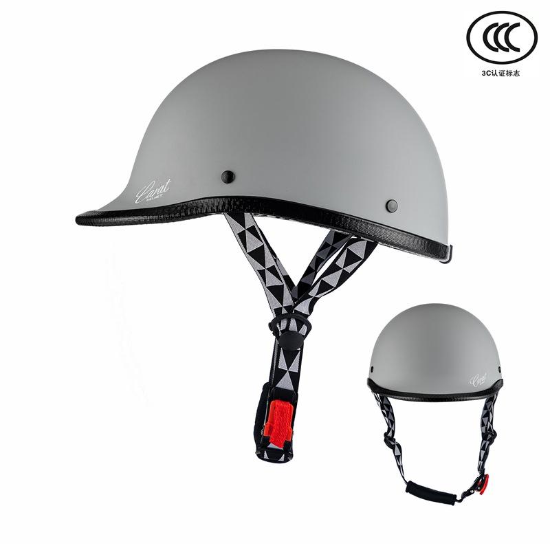 Harley Motorcycle Electric Car Helmet Japanese Light Men And Women Riding Half Helmet Gourd Helmet Vintage Motorcycle Helmet