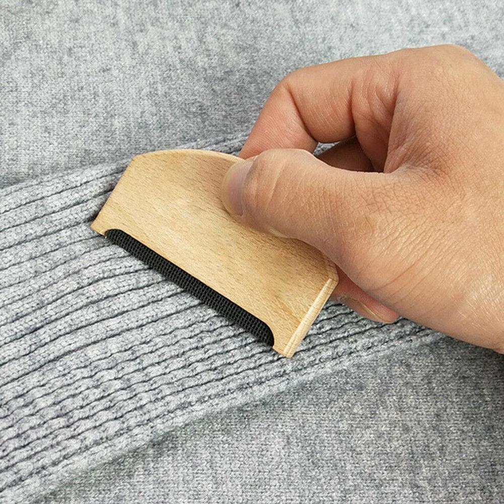 2 Pettini In Faggio Per Rimuovere Pelucchi – Per Maglioni, Cashmere, Divani E Tappeti, Design Ergonomico In Legno E Acciaio