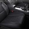 Universal Front Car Seat Covers - PU Leather Auto Seat Protectors with Cushion, Non-Slip Fit for Most Vehicles (Black/Beige/Red)