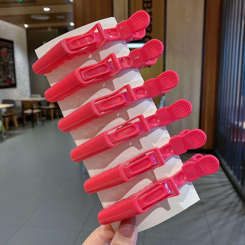 5/6Pcs Colorful Alligator Hair Clips Clamps Hairdressing Professional Salon Hair Grip Crocodile Hairpins Hair Barber Accessories